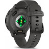 Часы GARMIN VENU 3S SLATE STAINLESS STEEL BEZEL WITH PEBBLE GRAY CASE AND SILICONE BAND 010-02785-00